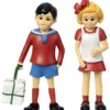 Tommy och Annika figurer, stl. 8 cm, 2 st./ 1 set