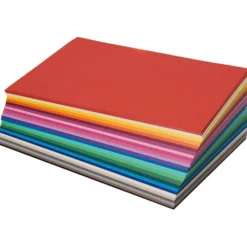 Tonpapper, A4, 130 g, 20x25 mix. ark, 500 ark/ 1 förp.