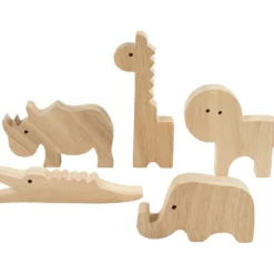 Trädjur, Safari, H: 3-14,5 cm, tjocklek 2 cm, 10 st./ 1 förp.