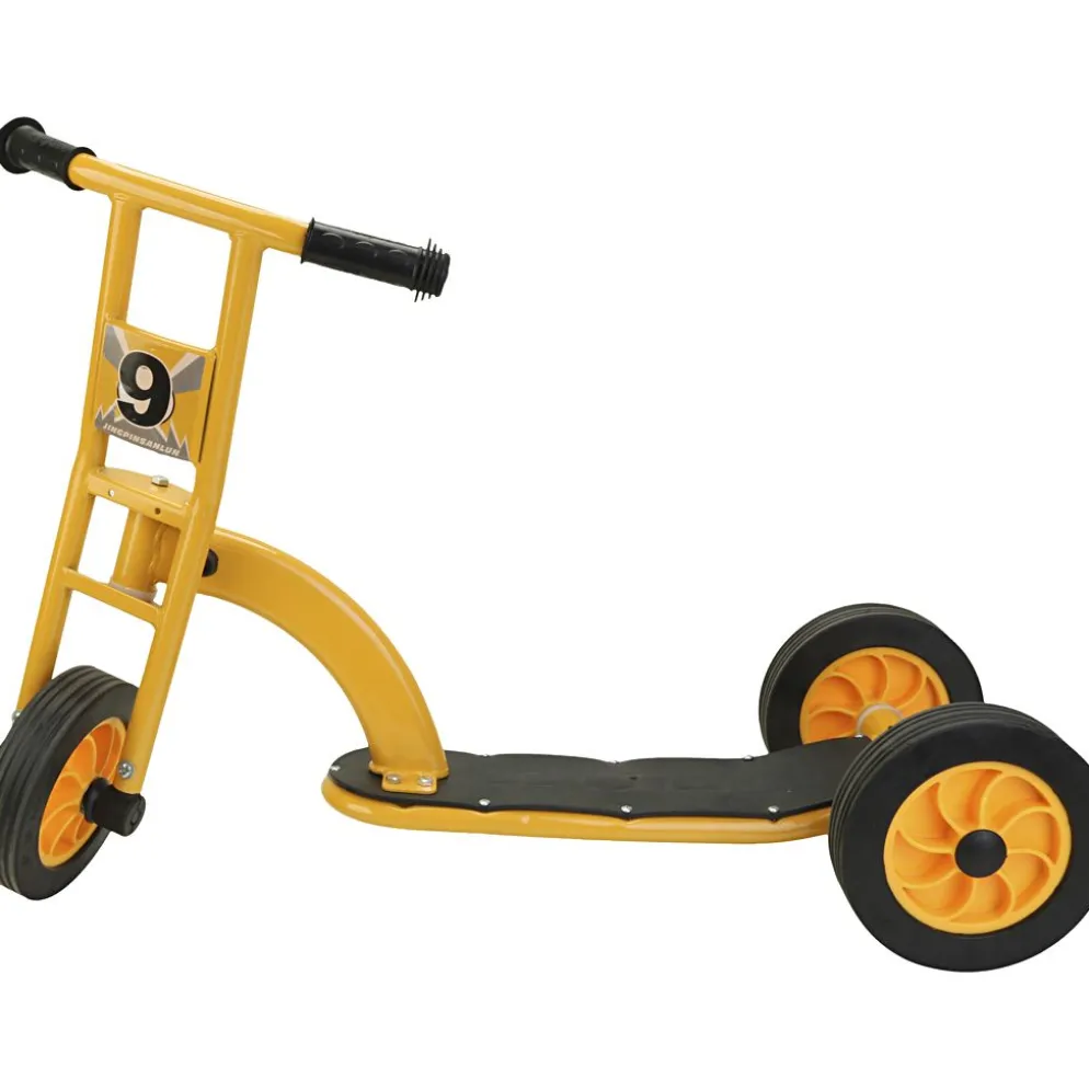 Trehjulig Springcykel, gul, 1 st.