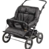 TRILLE Gamma Basic tvillingsittvagn, stl. 82x77x31 cm, svart, 1 st.