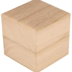 Träklossar, stl. 8 cm, 3 st./ 1 förp.