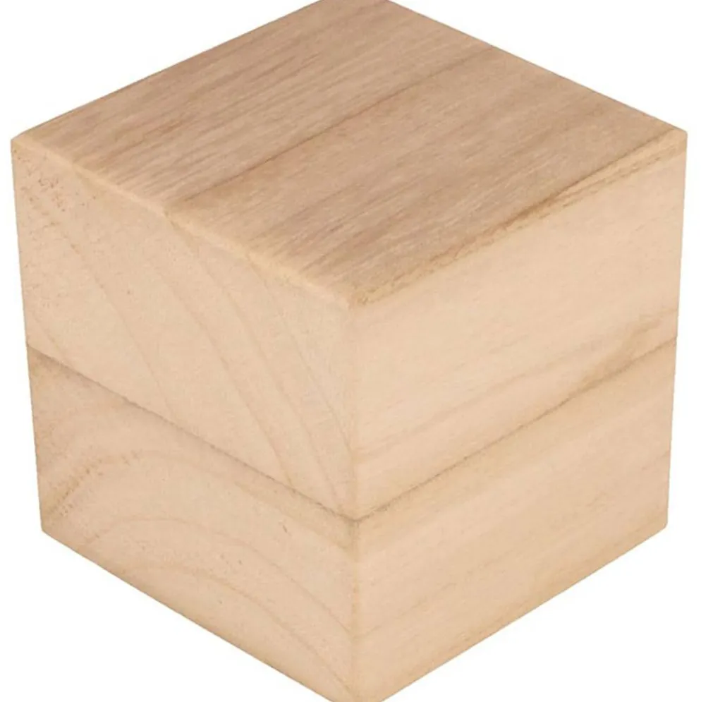 Träklossar, stl. 8 cm, 3 st./ 1 förp.
