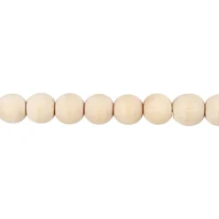 Träpärlor, Dia. 10, Hålstl. 2.5 mm, 40 st./ 1 förp.