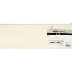 Träskylt, stl. 10x30 cm, tjocklek 1 cm, 1 st.