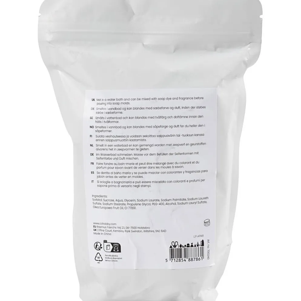 Tvålmassa med olivolja, Granulat, 500 g/ 1 förp.