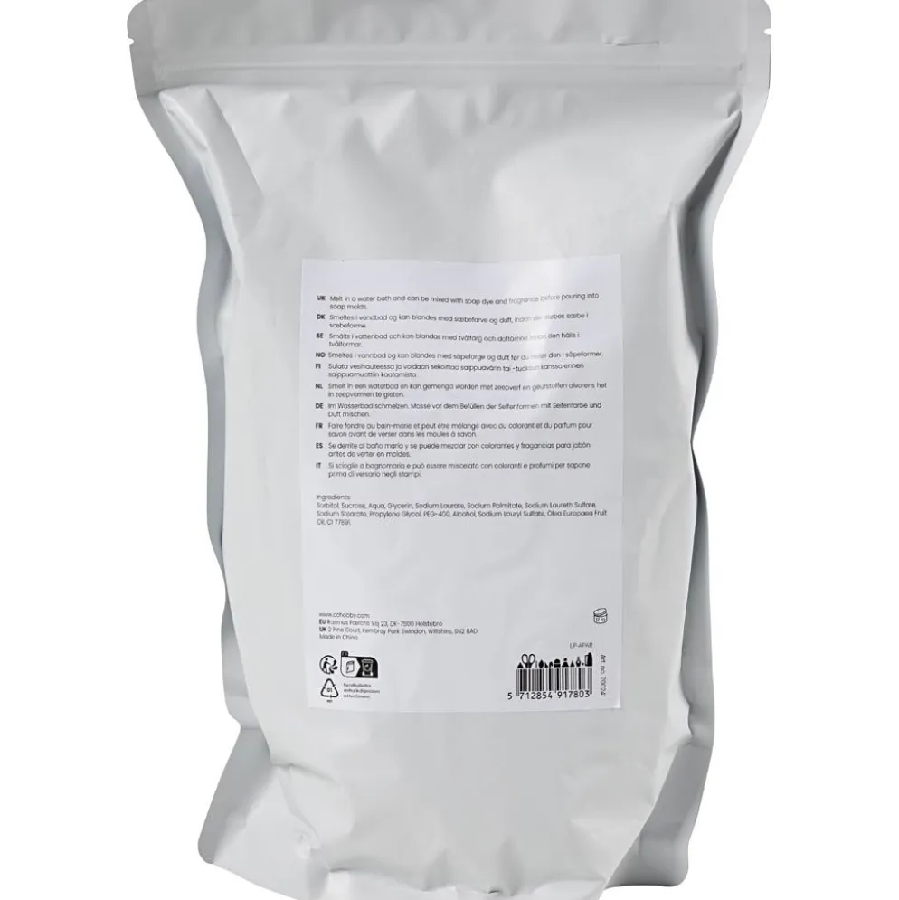 Tvålmassa med olivolja, Granulat, 1000 g/ 1 förp.