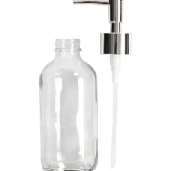 Tvålpump, H: 19,3 cm, Dia. 6,3 cm, 230 ml, klar, 1 st.