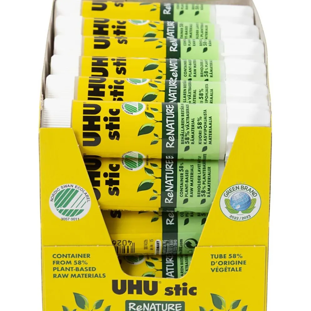 UHU ReNATURE limstift, 8,2 g, 24 st./ 1 förp.
