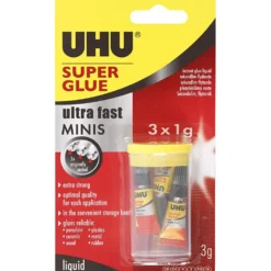 UHU sekundlim, 3x1 g/ 1 förp.