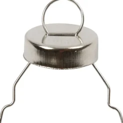 Upphängningskrokar, Dia. 13 mm, Hålstl. 5 mm, silver, 25 st./ 1 förp.