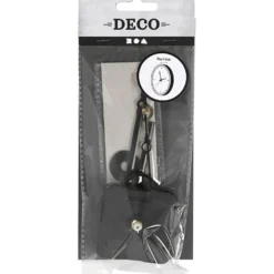 Urverk, platta max. 3 mm, svart, 1 set