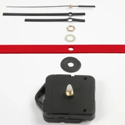 Urverk, platta max. 3 mm, svart, 1 set