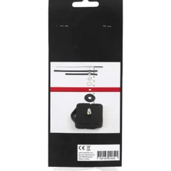 Urverk, platta max. 6 mm, svart, 1 set