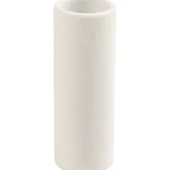 Vas, H: 11 cm, Dia. 4 cm, vit, 1 st.