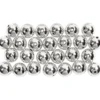 Vaxpärlor, Dia. 8 mm, Hålstl. 1 mm, silver, 50 st./ 1 förp.