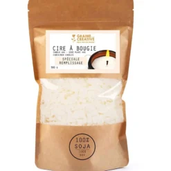 Veganskt sojavax för ljusfyllning, 380 g/ 1 förp.