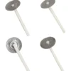 Vekar för ljus i behållare, Lämplig för behållare med en diameter på 20–65 mm, L: 3,5 cm, tjocklek 2 mm, 100 st./ 1 förp.