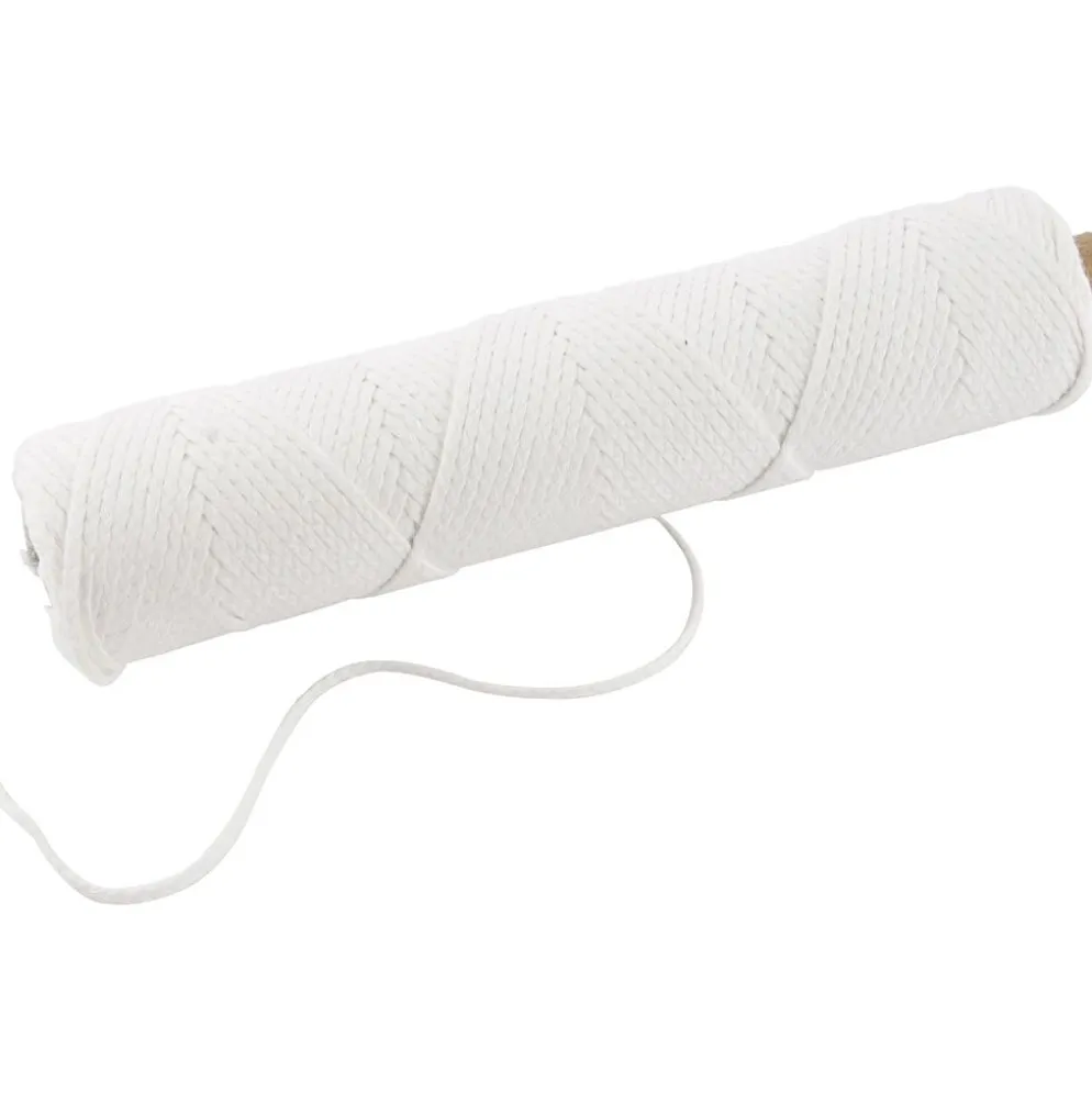 Veke, Lämpligt för ljus stöpta i dopp (dia. 22–30 mm) och ljus stöpta i form (dia. 60–80 mm) , 100 g, 50 m/ 1 rl.