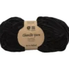 Velourgarn, L: 105 M, sticka 5-6, svart, 100 g/ 1 nystan