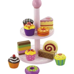 VIGA cupcakes med kakfat, stl. 25,5 cm, 1 set