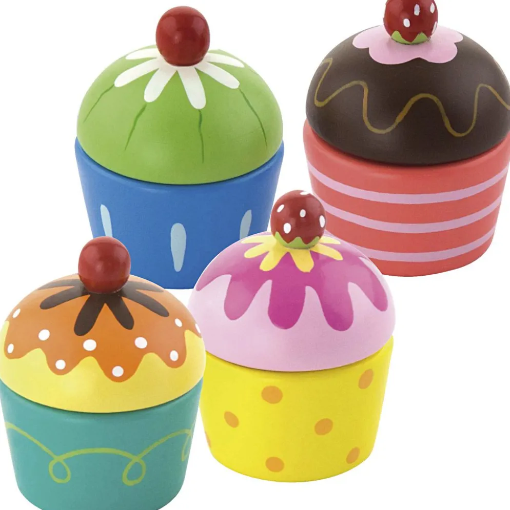 VIGA cupcakes, stl. 4x5,5 cm, 4 delar/ 1 förp.
