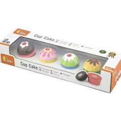 VIGA cupcakes, stl. 4x5,5 cm, 4 delar/ 1 förp.