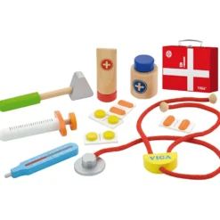 VIGA doktorsset i trä, 11 delar/ 1 set