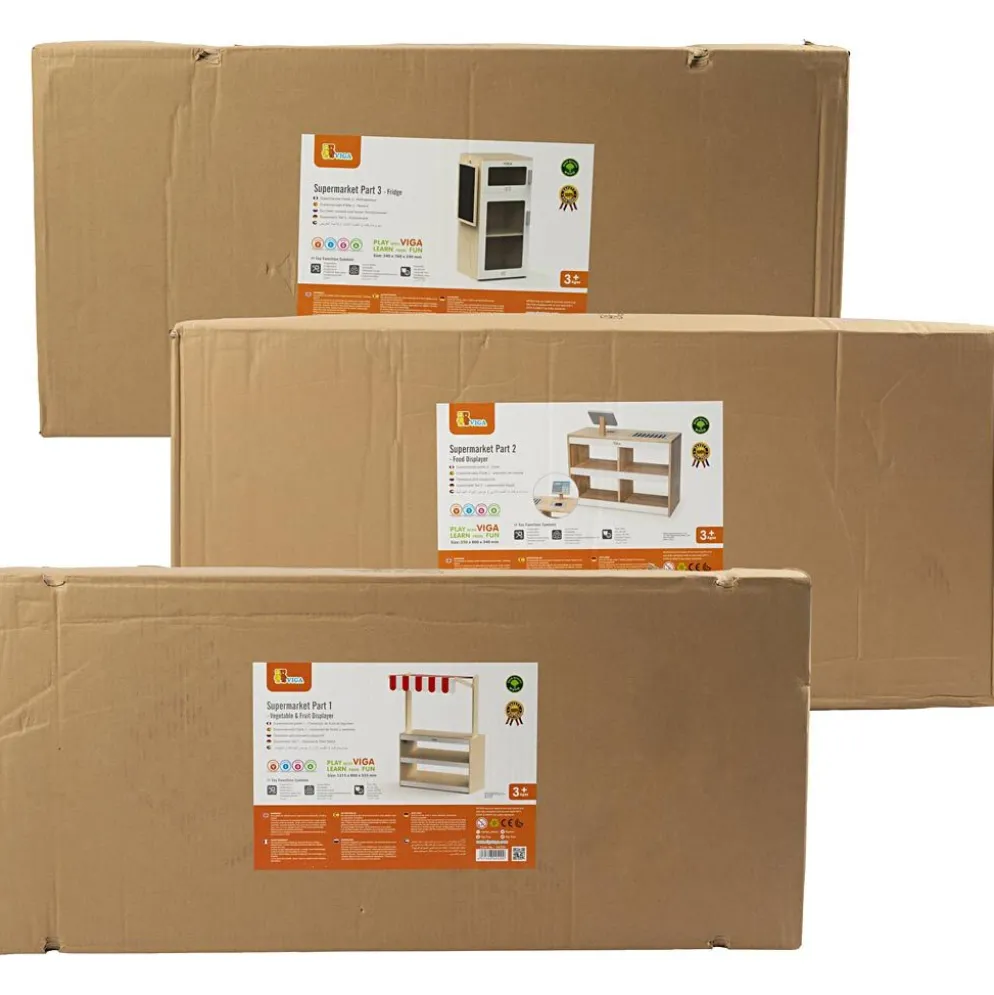 VIGA Livsmedelsbutik i tre delar, 3 delar/ 1 förp.