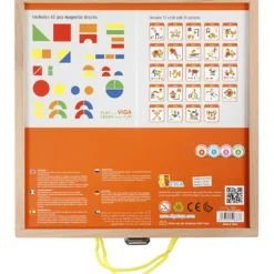 VIGA Magnetisk Aktivitetsset, stl. 2-10 cm, 1 set