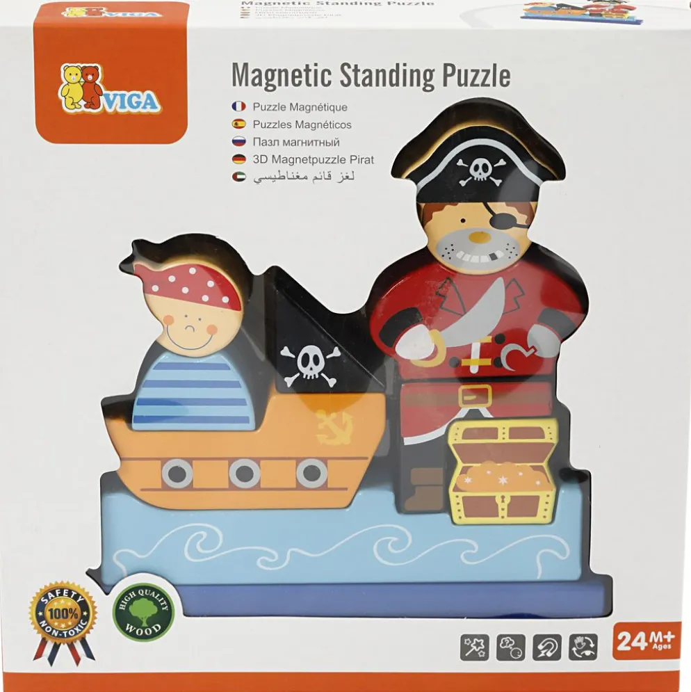 VIGA Magnetiskt 3D-pussel, 1 set