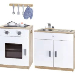 VIGA spis och diskbänk, H: 55 cm, D: 36, B: 40x65 cm, 2 delar/ 1 set