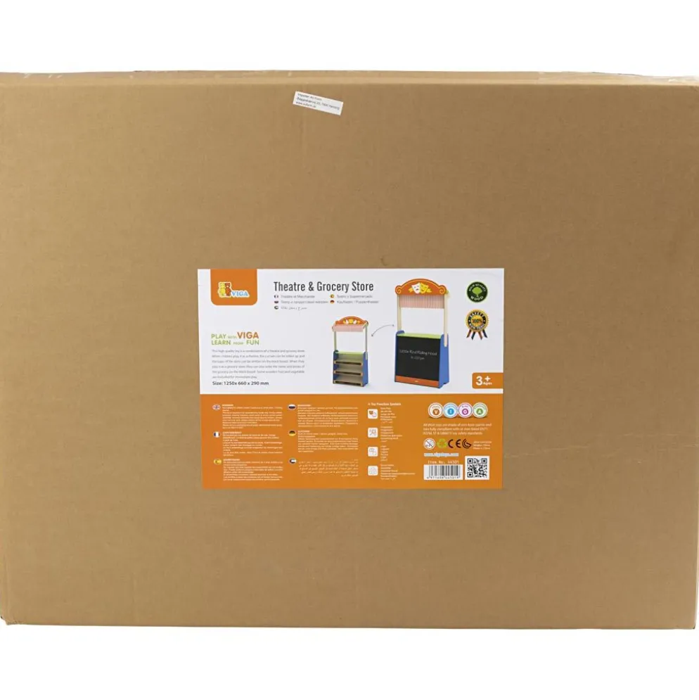 VIGA teater och handelsbod, H: 125 cm, L: 66 cm, B: 29 cm, 1 st.