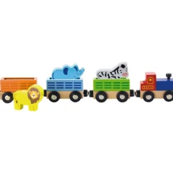 VIGA tågbana tillbehör, Tåg med djur, 7 delar/ 1 set