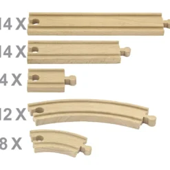 VIGA tågskenor, 52 delar/ 1 set