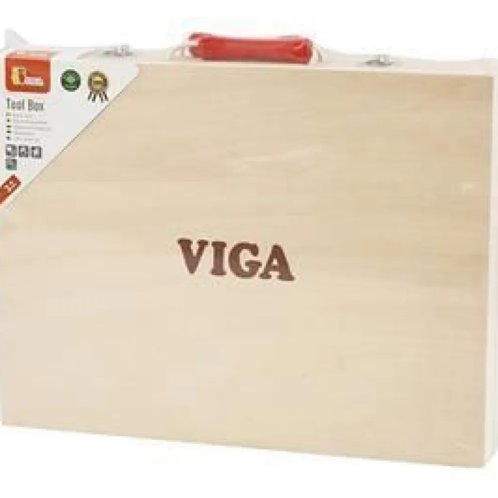 VIGA verktygslåda i trä, stl. 24x32 cm, 12 delar/ 1 set