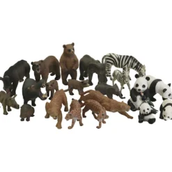 Vilda djur, stl. 4,5-13,5 cm, 20 st./ 1 set