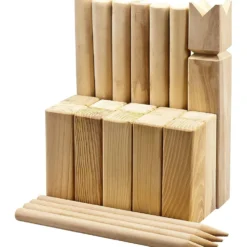Vinkingaspel / Kubb, H: 31 cm, 1 set