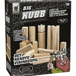 Vinkingaspel / Kubb, H: 31 cm, 1 set
