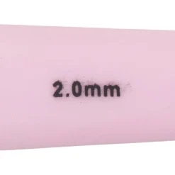 Virknål, nr. 2, L: 13,3 cm, stl. 2 mm, röd, 1 st.