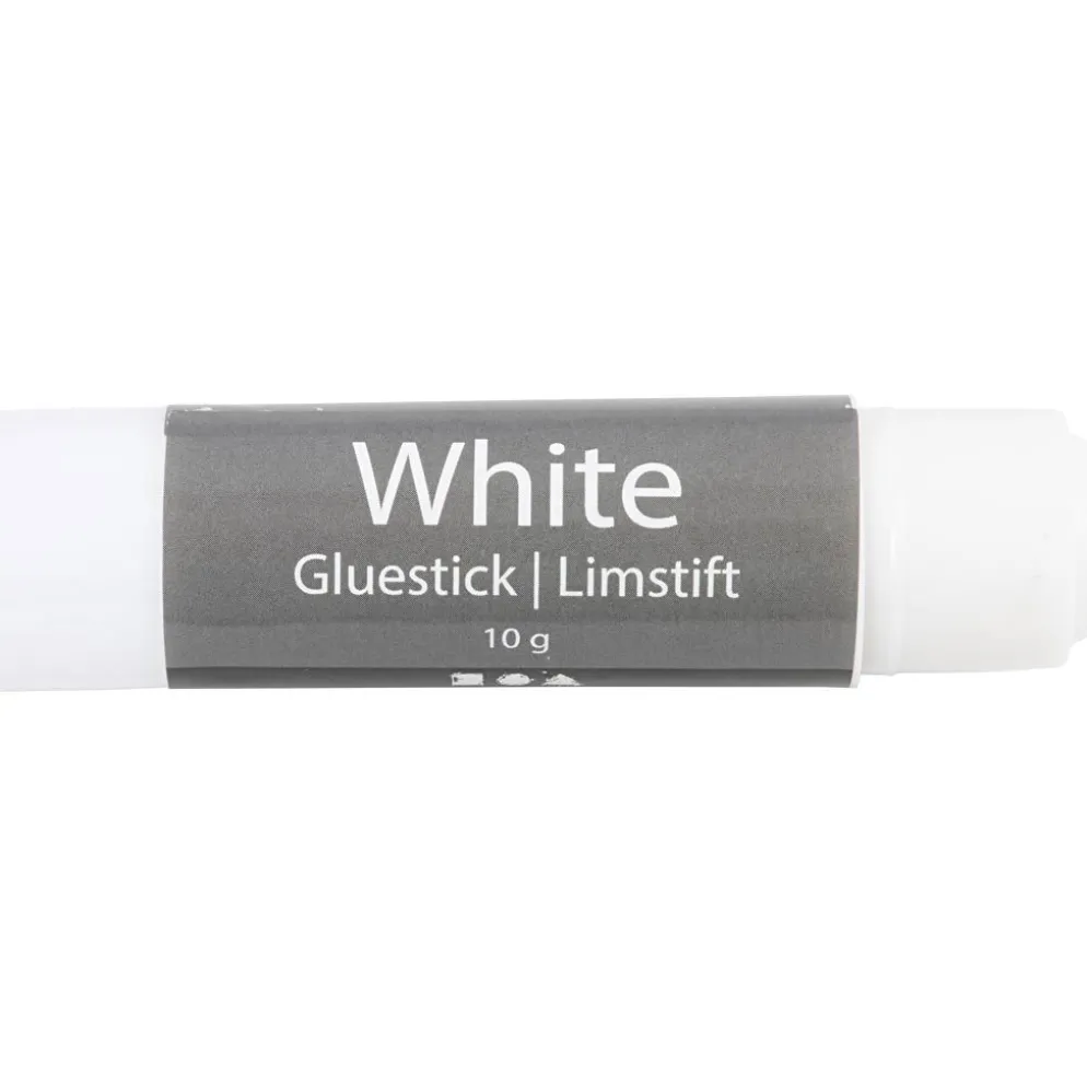 Vitt limstift, rund, 10 g, 2 st./ 1 förp.