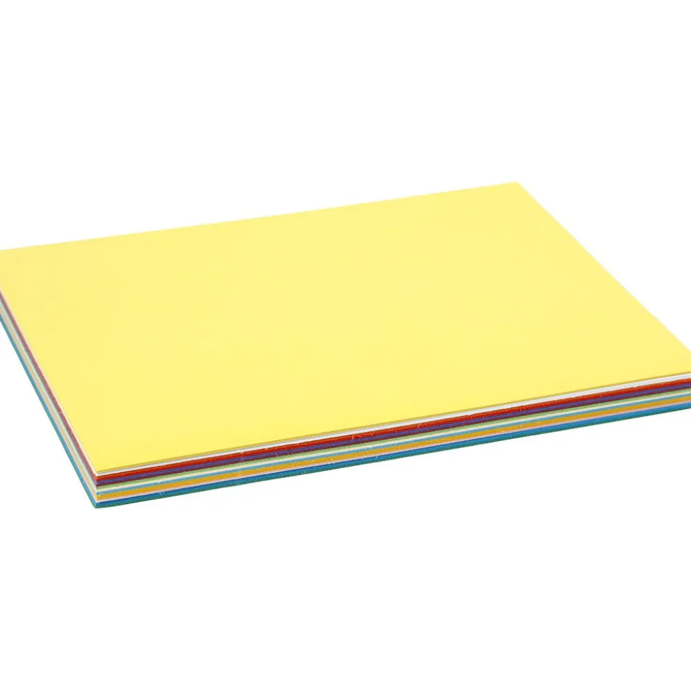 Vårkartong, A5, ark 148x210 mm, 180 g, mixade färger, 60 mix. ark/ 1 förp.
