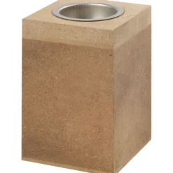 Värmeljusstake, H: 10 cm, stl. 7x7 cm, 1 st.