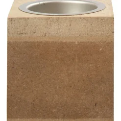 Värmeljusstake, H: 6 cm, stl. 6x6 cm, 1 st.