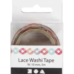 Washitejp - spets, B: 10 mm, 5 m/ 1 rl.