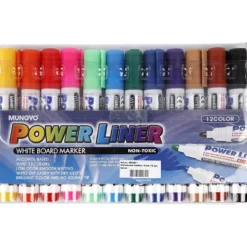 Whiteboardmarker, spets 4 mm, mixade färger, 12 st./ 1 förp.