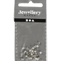 Wireklämmor, Dia. 2 mm, silver, 50 st./ 1 förp.