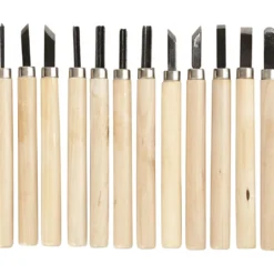 Wood Carving set, 12 st./ 1 förp.