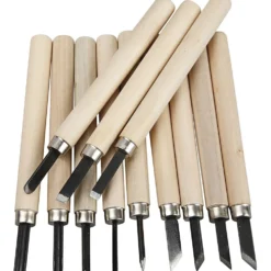 Wood Carving set, 12 st./ 1 förp.