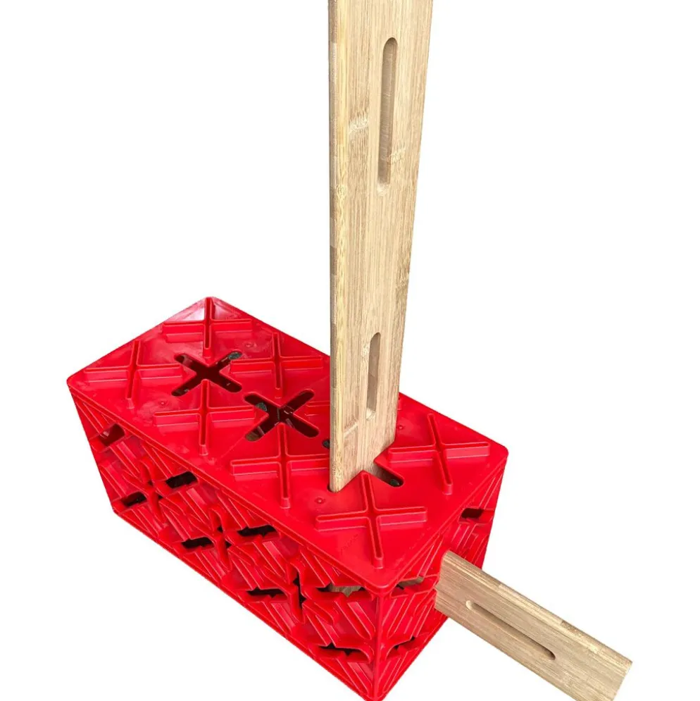 X Stick konstruktionsstänger, stl. 135x10x1,4 cm, 4 st./ 1 set